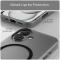  iPhone 16 Skal MagSafe Slim Matt Svart