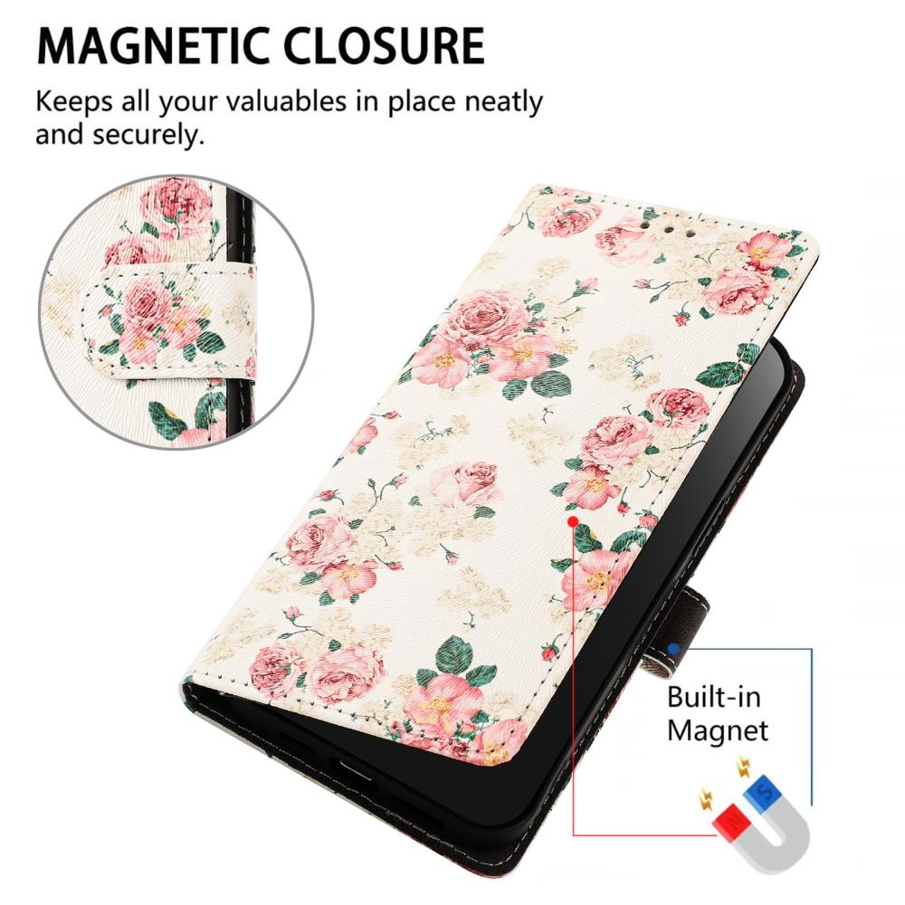  Google Pixel 11/11 Pro Fodral Med Tryck Blommor