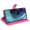  Motorola Moto G71 Fodral Litchi Textur Rosa