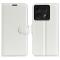  Xiaomi 14T Fodral Litchi Läder Vit