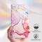  Xiaomi Redmi 15C Fodral Läder Marmor Roséguld