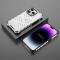  iPhone 15 Pro Skal Shockproof Honeycomb Vit