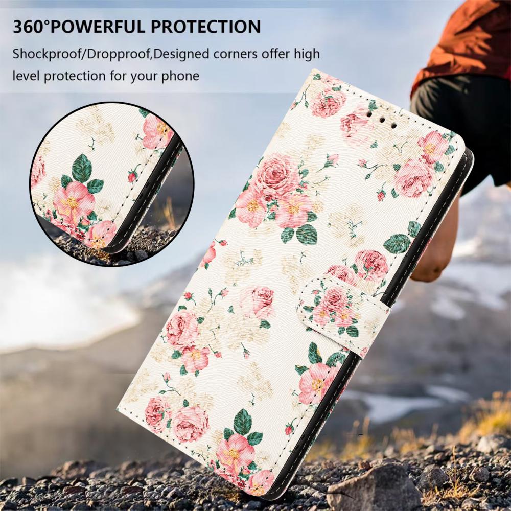  Google Pixel 11/11 Pro Fodral Med Tryck Blommor