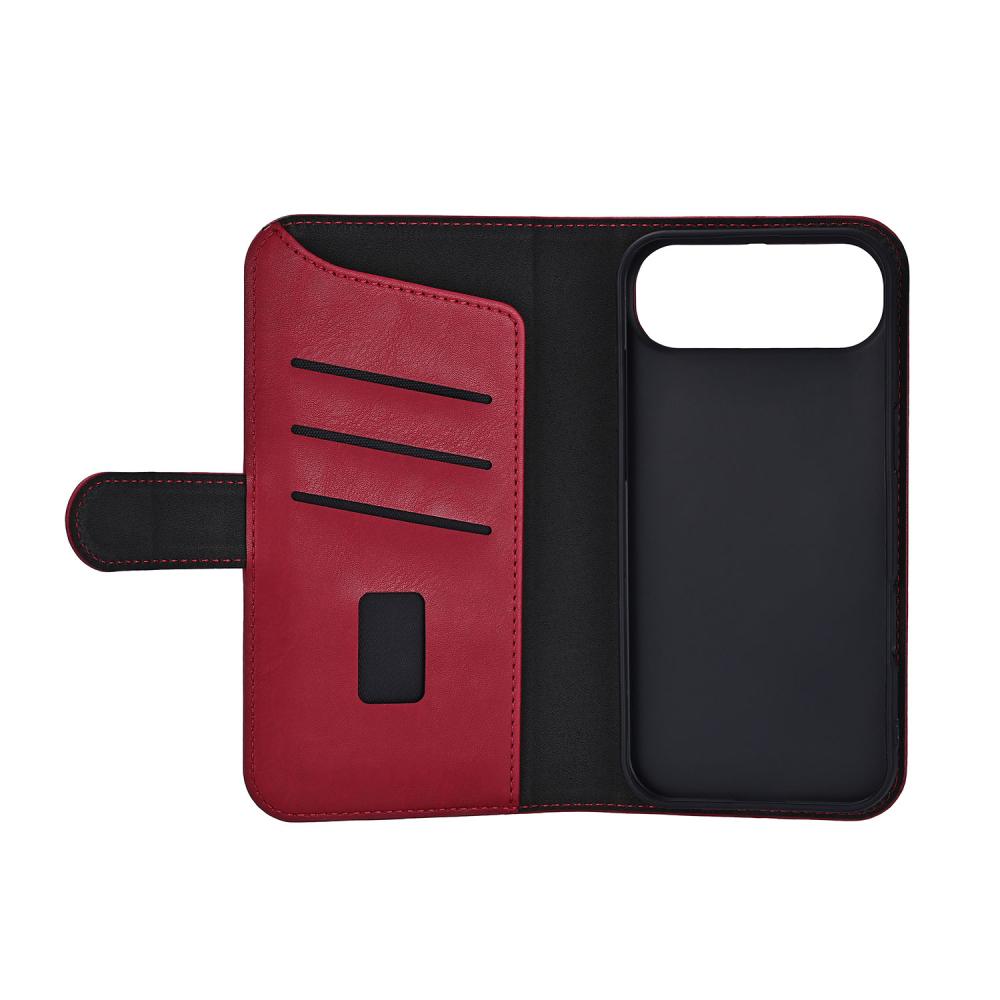 Gear Gear iPhone Air Fodral MagSafe Läder Deep Red