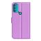  Motorola Moto G71 Fodral Litchi Textur Lila