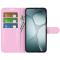  Xiaomi 14T Fodral Litchi Läder Ljus Rosa