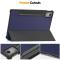  Lenovo Idea Tab Pro Fodral Tri-Fold Läder Mörk Blå