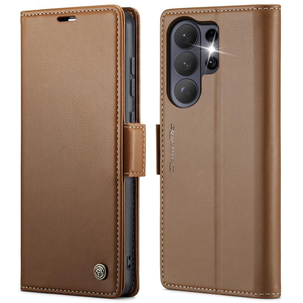 CASEME CASEME Samsung Galaxy S26 Ultra Fodral RFID Läder Brun