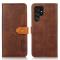 KHAZNEH KHAZNEH Samsung Galaxy S23 Ultra Fodral Dual-Color Brun
