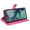  Motorola Moto G35 5G Fodral Litchi Läder Rosa