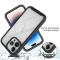  iPhone 15 Pro Max Skal 360 Hybrid Defense Svart