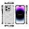  iPhone 15 Pro Skal Shockproof Honeycomb Vit
