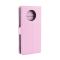  OnePlus 7T - Litchi Plånboksfodral - Ljus Rosa