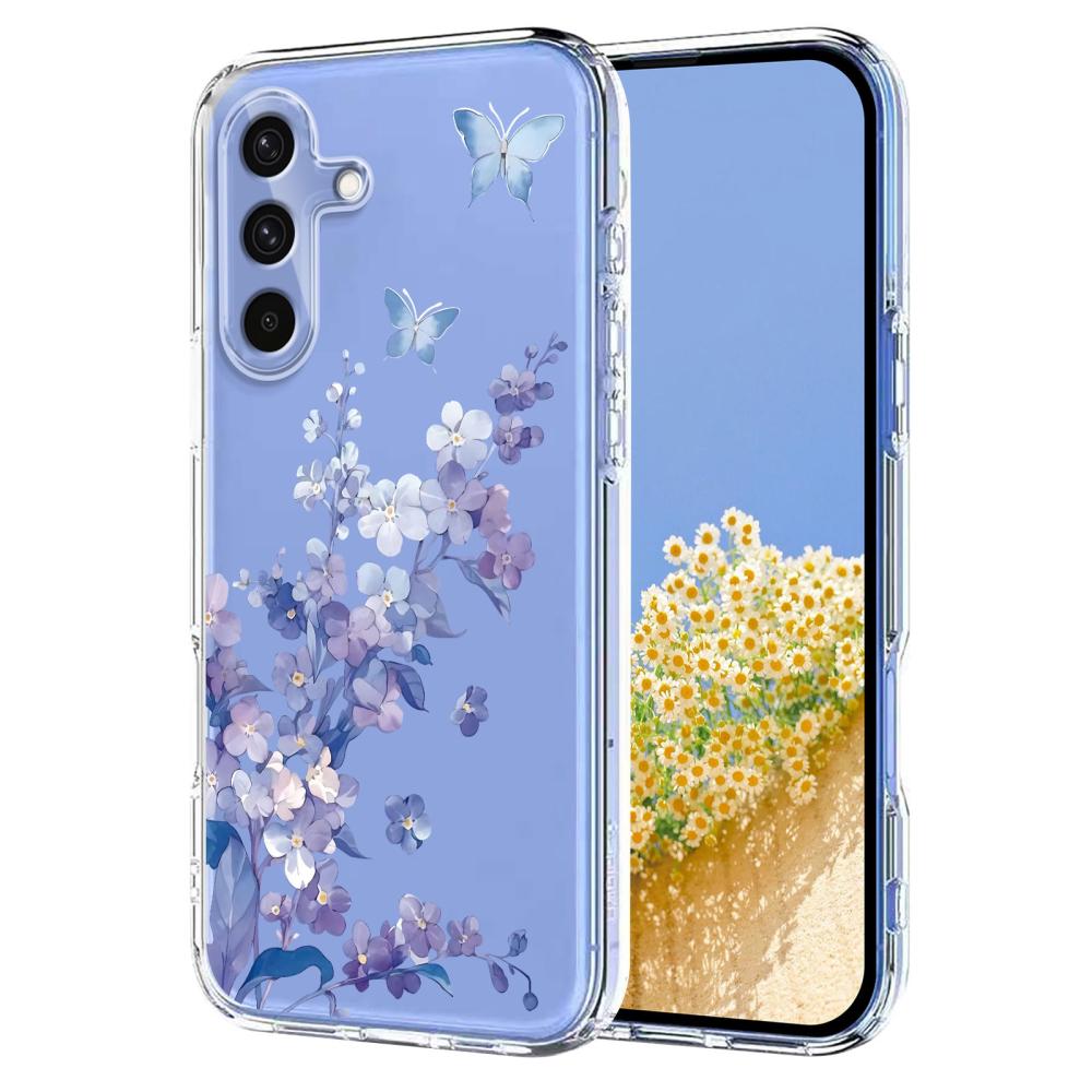  Samsung Galaxy A27 5G TPU Blommor Violer