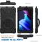  Samsung Galaxy Tab Active 3 Skal Hybrid Kickstand Rem Svart
