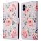  Samsung Galaxy A07 Fodral RFID Läder Rosa Blommor