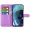  Motorola Moto G71 Fodral Litchi Textur Lila