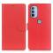  Motorola Moto G31 / G41 Fodral Litchi Läder Röd