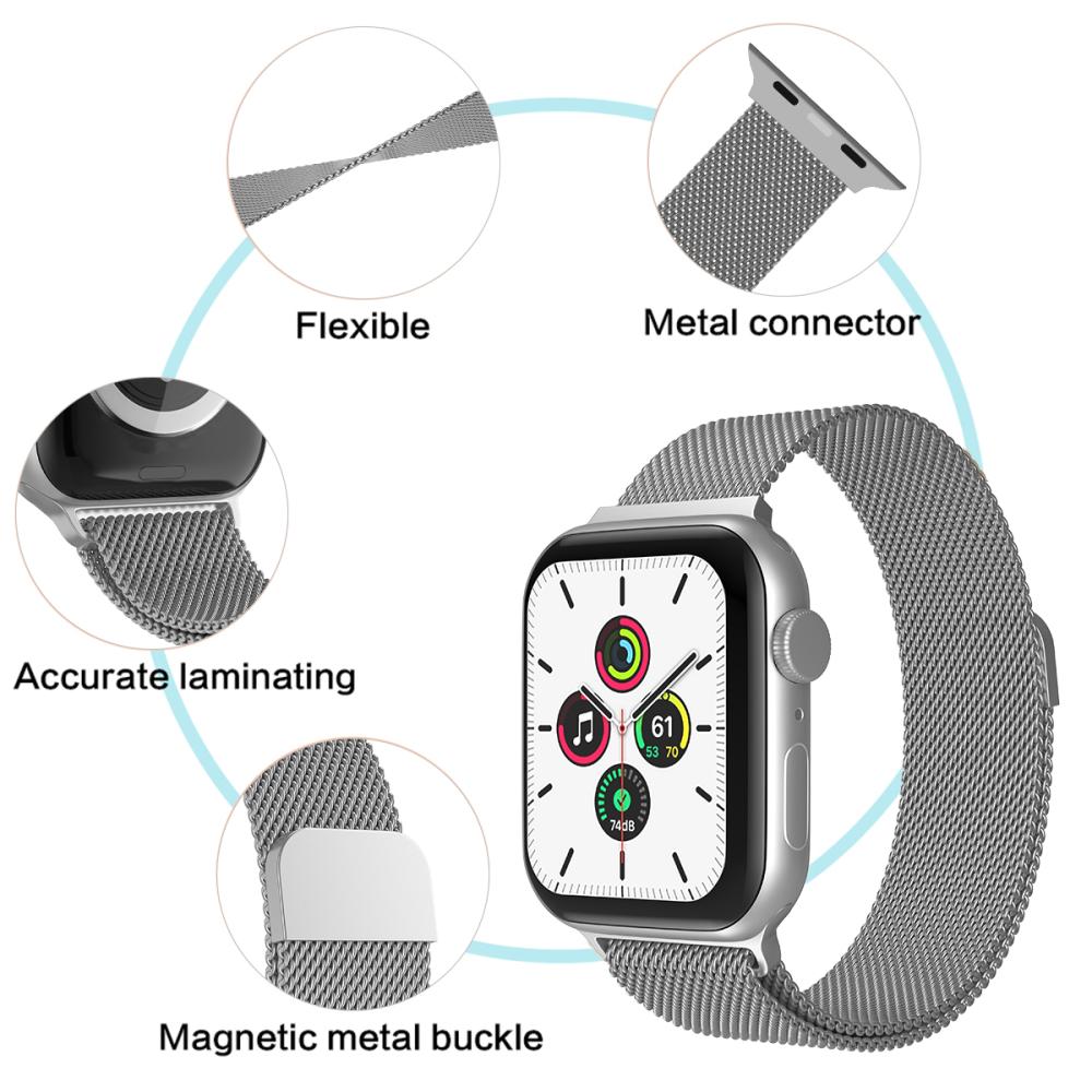 ColorPop ColorPop Milanese Loop Metall Armband Apple Watch 42/44/45/46/49 mm