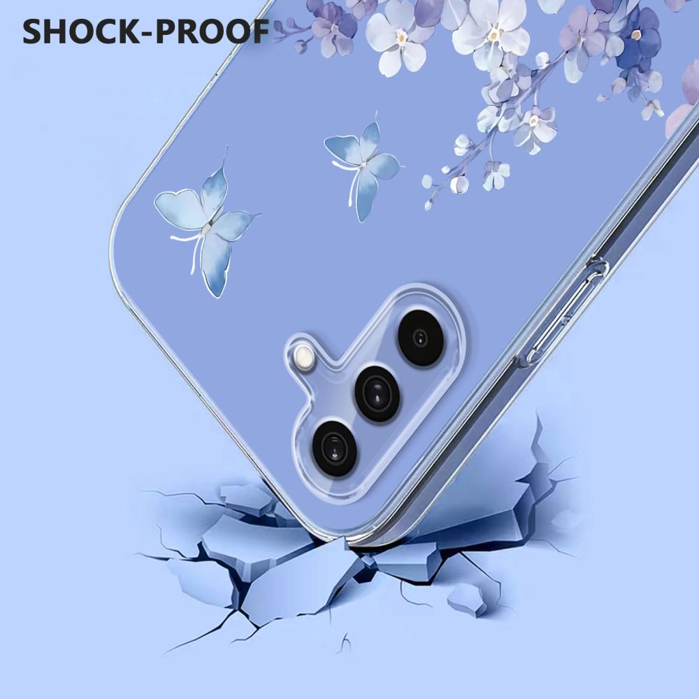 Samsung Galaxy A27 5G TPU Blommor Violer