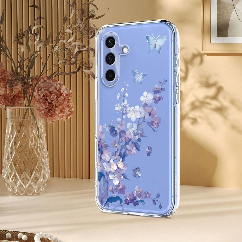  Samsung Galaxy A27 5G TPU Blommor Violer