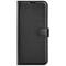  Samsung Galaxy S23 FE Fodral Litchi Textur Svart