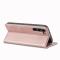 LC.IMEEKE LC.IMEEKE Galaxy S24 Fodral Flip Läder Roséguld