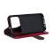 Gear Gear iPhone 17 Pro Fodral MagSafe Läder Deep Red