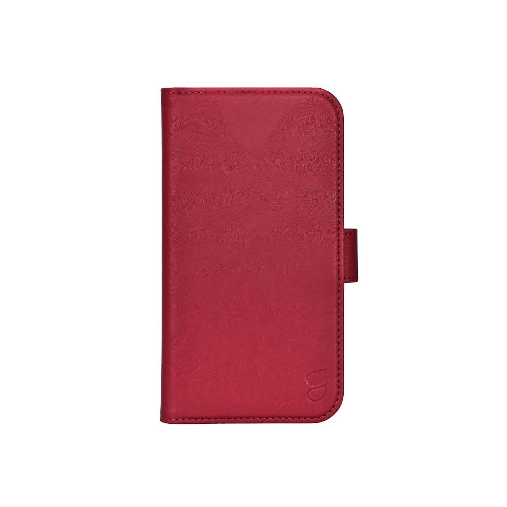 Gear Gear iPhone 17 Pro Fodral MagSafe Läder Deep Red