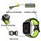 ColorPop Sportarmband Dual-Color Apple Watch 42/44/45/46/49 mm (S/M) Svart/Gul
