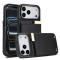  iPhone 18 Pro Max/17 Pro Max Skal med Kortfack Svart