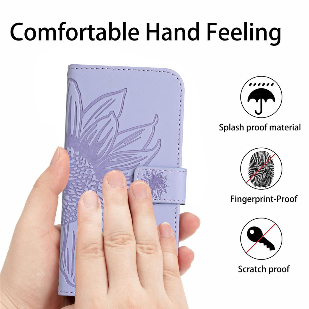  Xiaomi 17T Pro Fodral Läder Solros Lila