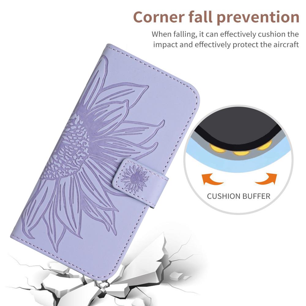  Xiaomi 17T Pro Fodral Läder Solros Lila