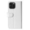  iPhone 16 Pro Max Fodral Läder Vit