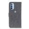 KHAZNEH KHAZNEH Motorola Moto G31 / G41 Fodral Vintage Split Läder Svart