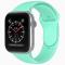 ColorPop Apple Watch 42/44/45/46/49 mm Silikon Armband (S/M) Mintgrön