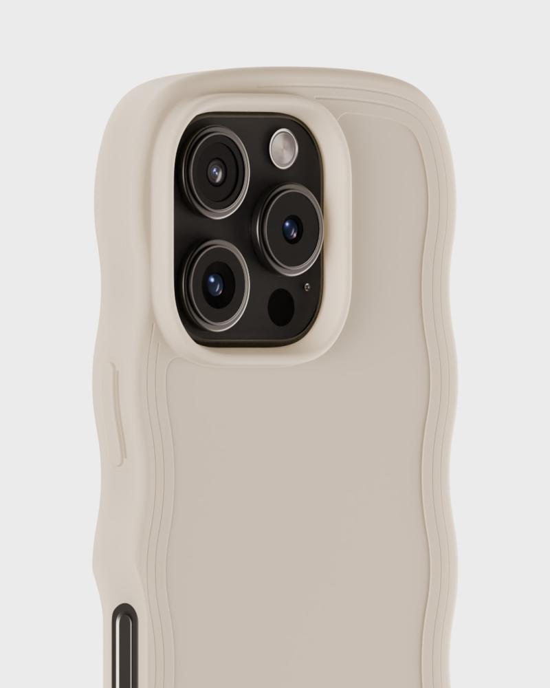 holdit holdit iPhone 16 Pro Skal Wavy Light Beige