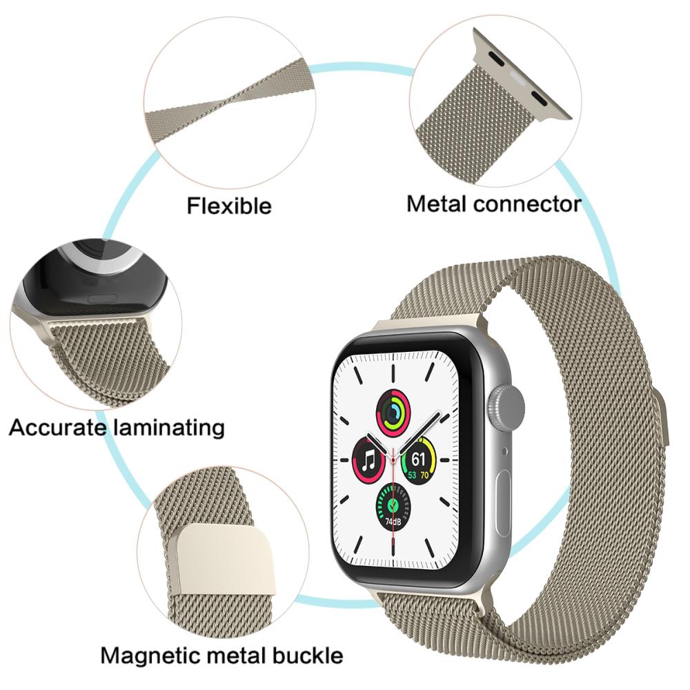 ColorPop ColorPop Milanese Loop Metall Armband Apple Watch 38/40/41/42 mm