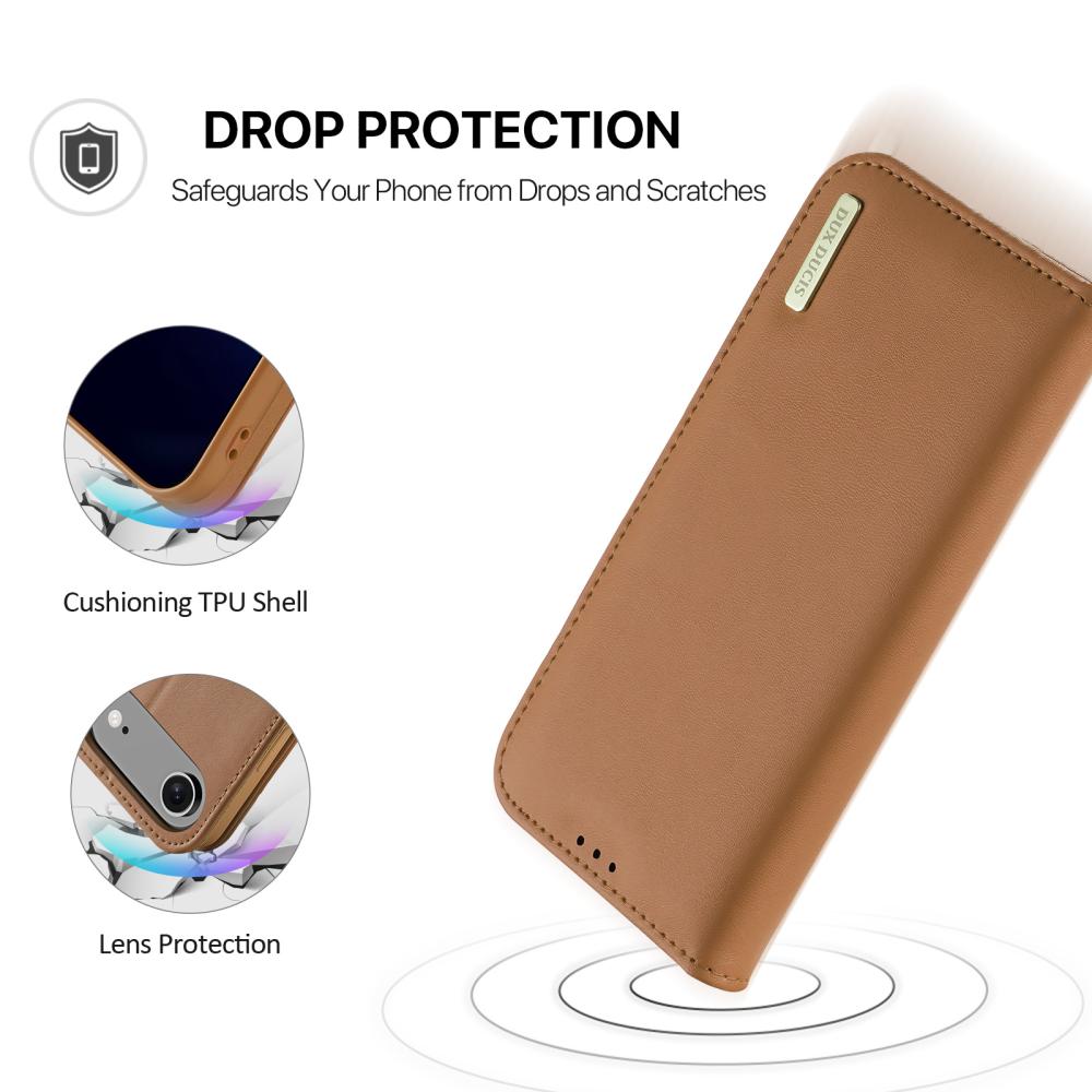 DUX DUCIS DUX DUCIS iPhone Air Fodral HIVO Äkta Läder Brun