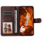  Xiaomi Redmi Note 14 4G Fodral Läder Folio Brun