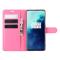  OnePlus 7T Pro - Litchi Plånboksfodral - Rosa