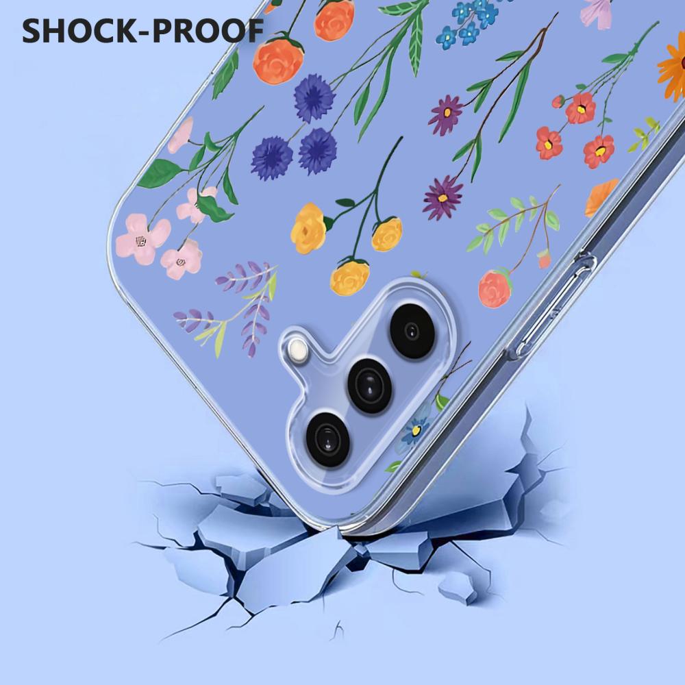  Samsung Galaxy A27 5G Skal TPU Blommor Prästkragar