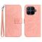  Xiaomi 17T Pro Fodral Läder Solros Ljus Rosa