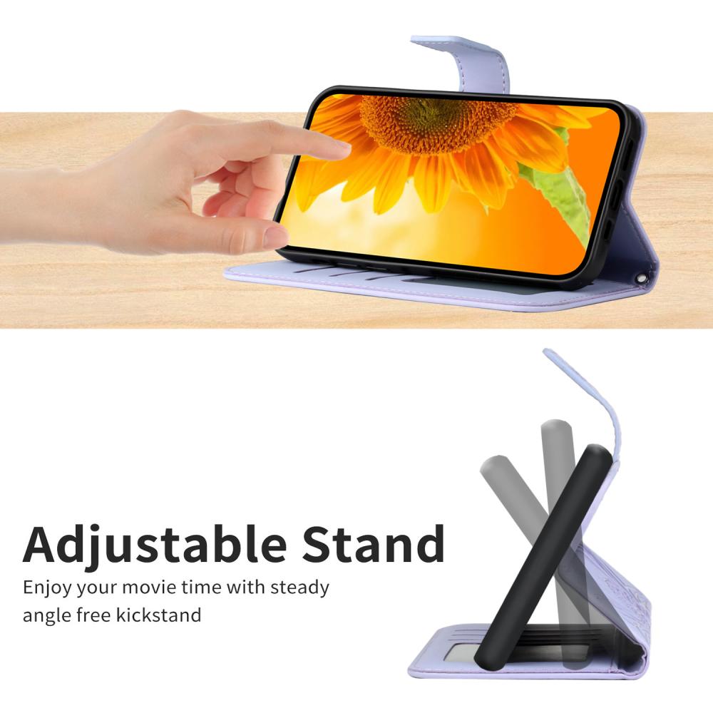  Xiaomi 17T Pro Fodral Läder Solros Lila