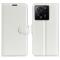  Xiaomi 13T / 13T Pro Fodral Litchi Läder Vit