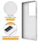  Samsung Galaxy S25 Ultra Skal MagSafe Kickstand Hybrid Vit