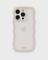 holdit holdit iPhone 16 Pro Skal Wavy Light Beige/Transparent