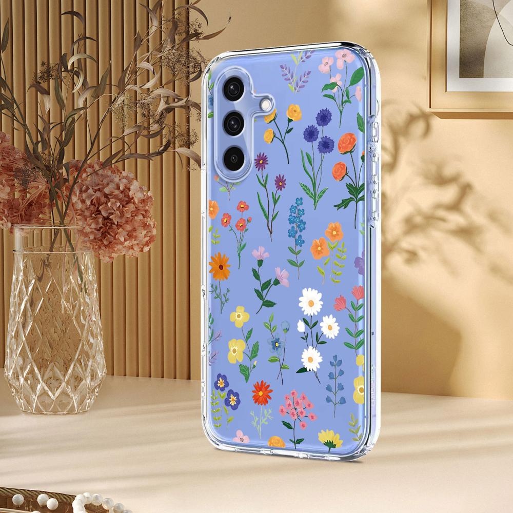 Samsung Galaxy A27 5G Skal TPU Blommor Prästkragar