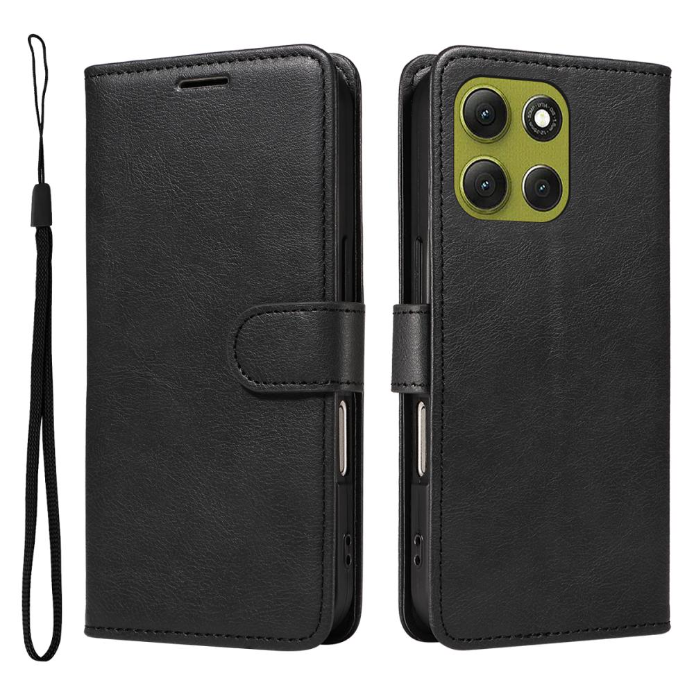  Motorola Moto G86 Power / G86 5G Fodral Läder Svart