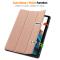  Samsung Galaxy Tab A9 Plus Fodral Tri-Fold Pennhållare Roséguld